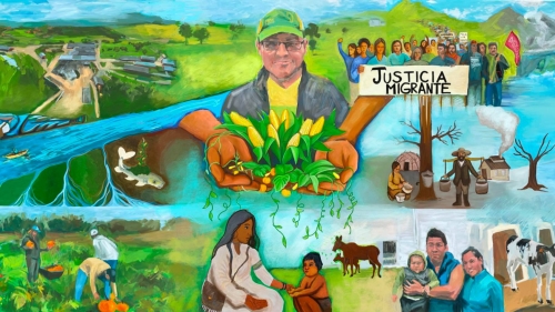 mural project organic farm