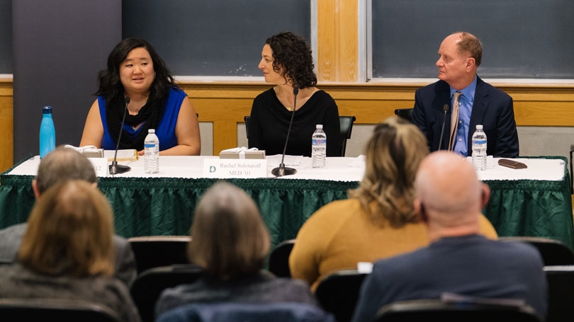 Social Justice Award winners during a panel discussion