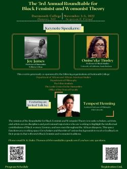 The 3rd Annual Roundtable for Black Feminist and Womanist Theory